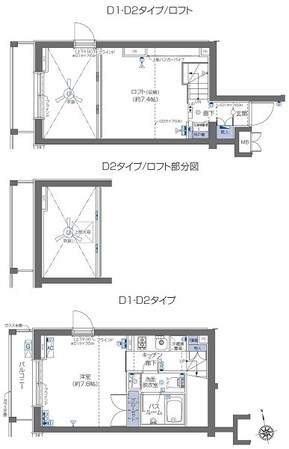 ズーム六本木（ZOOM六本木）の物件間取画像